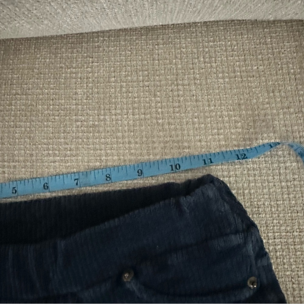 Goddess Navy Ribbed Pants size 4-6 - Picture 10 of 10